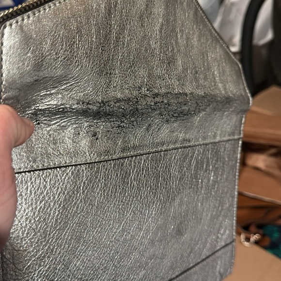 Rebecca Minkoff Silver Envelope Clutch - Picture 8 of 8